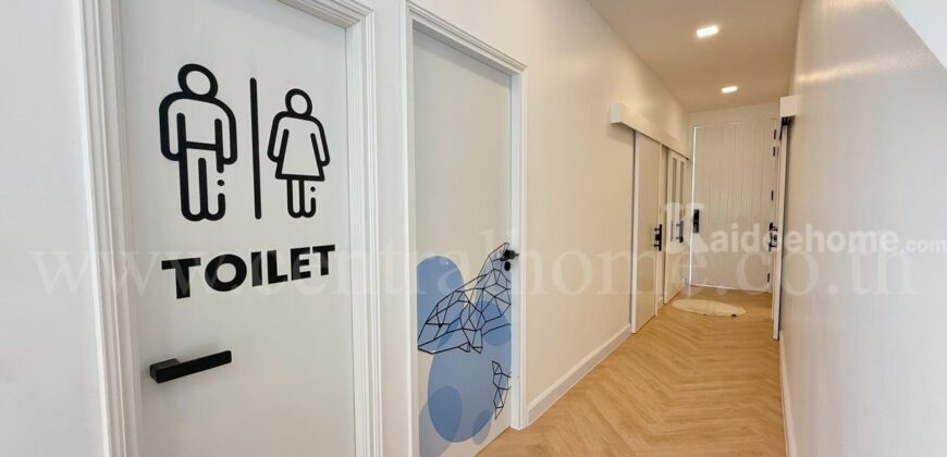 บ้านเดี่ยว สไตล์นอร์ดิก หมู่บ้าน นครินทร์การ์เด้น สร้างใหม่ พร้อมตกแต่ง