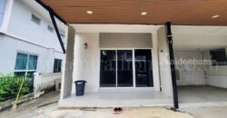 บ้านแฝด หมู่บ้าน เพอร์เฟค พาร์ค บางบัวทอง ติดตั้งโซล่าร์เซลล์ พร้อมอยู่