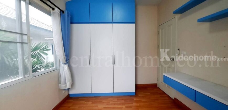 บ้านแฝด หมู่บ้าน เพอร์เฟค พาร์ค บางบัวทอง ติดตั้งโซล่าร์เซลล์ พร้อมอยู่