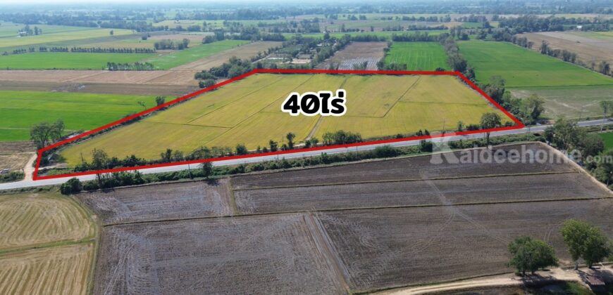 ✨ ขายที่ดิน 40 ไร่ นครสวรรค์ – ทำเลศักยภาพสูง เหมาะสำหรับการลงทุน ✨