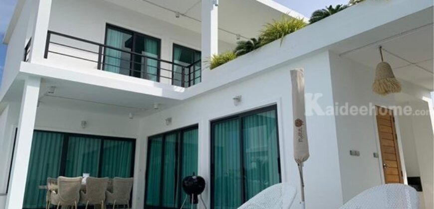 ขายพูลวิลล่าหัวหิน 2 ชั้น The Modern Pool Villa Huahin ตกแต่งอย่างดี เฟอร์นิเจอร์อย่างดีครบ พร้อมเข้าอยู่ Tel. 0632897879