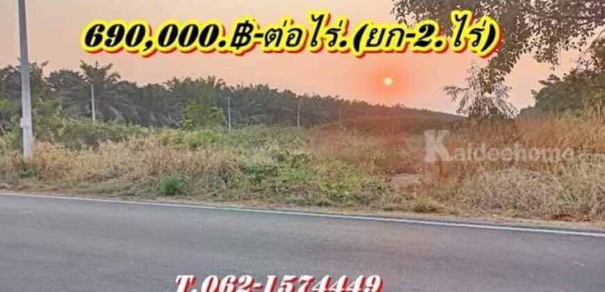 ที่ดินสวยถูก ทำเลดี ติดลาดยาง ที่คลอง12 หนองเสือ จ.ปทุมธานี T.062-1574449
