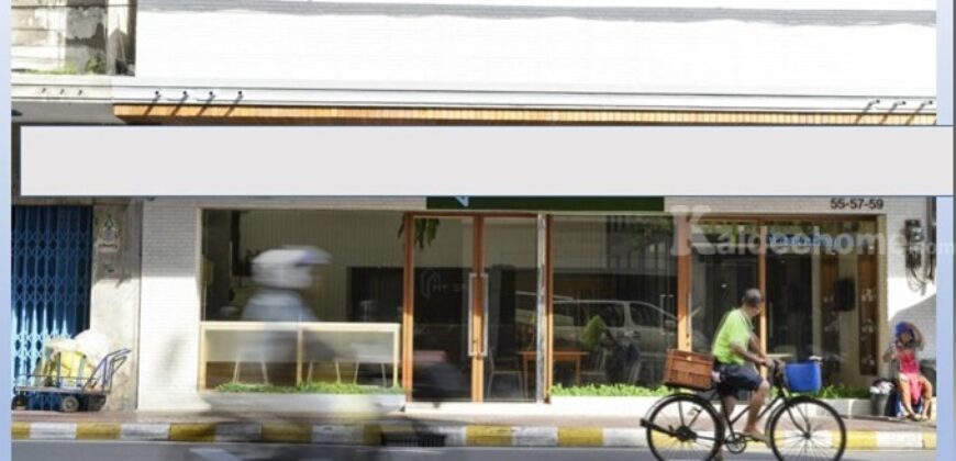 ให้เช่าร้านค้า/โชว์รูม ติดถนนจักรวรรดิ 22 ตรม.ตรงป้ายรถเมล์ เป็นห้องกระจกติดแอร์ ย่าน Chinatown เหมาะเป็น ร้านเสริมสวย ร้านสัก ใกล้ MRT สถานีสามยอด