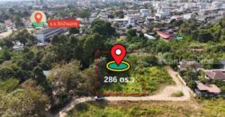 ที่ดินเปล่า 286 ตร.ว. ทำเลดี ใจกลางเมืองบ้านฉาง ระยอง