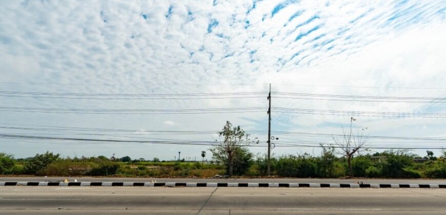 💥ขายที่ดินติดถนนมาลัยแมน 16 ไร่ 3 งาน 80 ตรว. หน้ากว้าง 110 ม. ต.สระสี่มุม อ.กำแพงแสน 💥