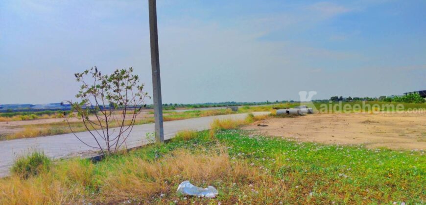 ขายที่ดินเปล่าถมแล้วมี+น้ำ+ไฟ