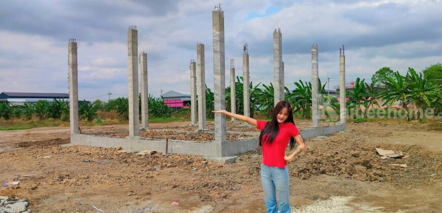 ขายที่ดินเปล่าถมแล้วมี+น้ำ+ไฟ