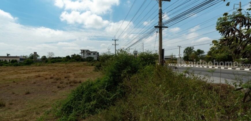 💥ขายที่ดินติดถนนมาลัยแมน 16 ไร่ 3 งาน 80 ตรว. หน้ากว้าง 110 ม. ต.สระสี่มุม อ.กำแพงแสน 💥