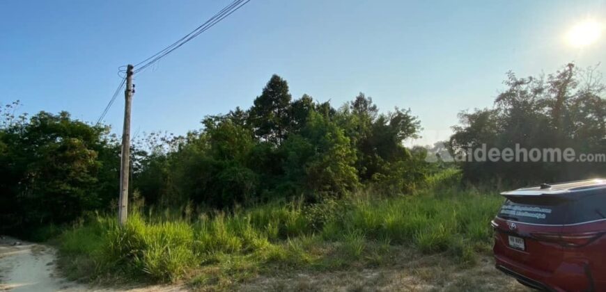 ที่ดินเปล่า 286 ตร.ว. ทำเลดี ใจกลางเมืองบ้านฉาง ระยอง