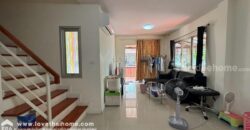 ขายทาวน์เฮ้าส์ 2 ชั้น ม.บ้านดี บางโทรัด ถ.พระราม2 พื้นที่ 50.4 ตรว. เป็นบ้านหลังริม พร้อมอยู่ ใกล้ตลาดลอนดอน