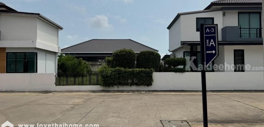 ขายบ้านเดี่ยว 2 ชั้น หมู่บ้านเดอะพราวไรส์ พระราม2-พันท้ายนรสิงห์ ถนนพระราม2 พื้นที่ 54.6 ตรว. ราคาถูกที่สุดในโครงการ ใกล้ตลาดมหาชัยเมืองใหม่