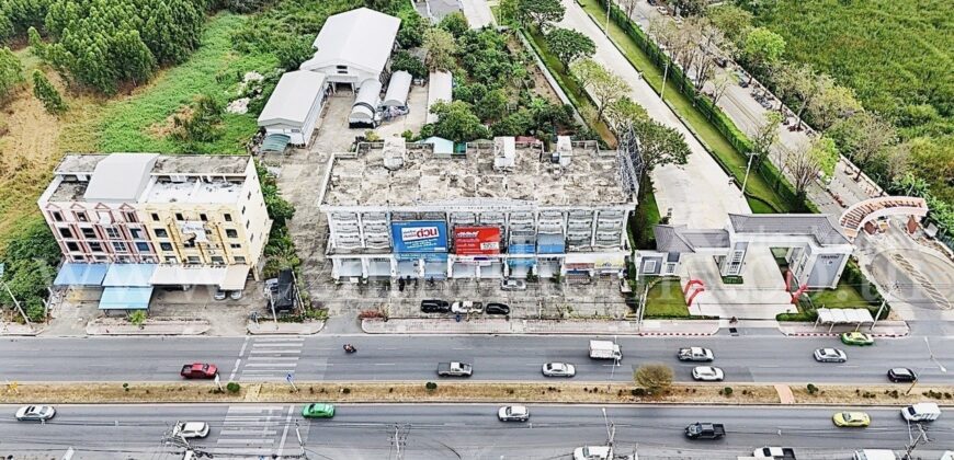 อาคารพาณิชย์ 2 คูหา พร้อมที่ดิน 248.8 บางกรวย – ไทรน้อย ติดถนนใหญ่