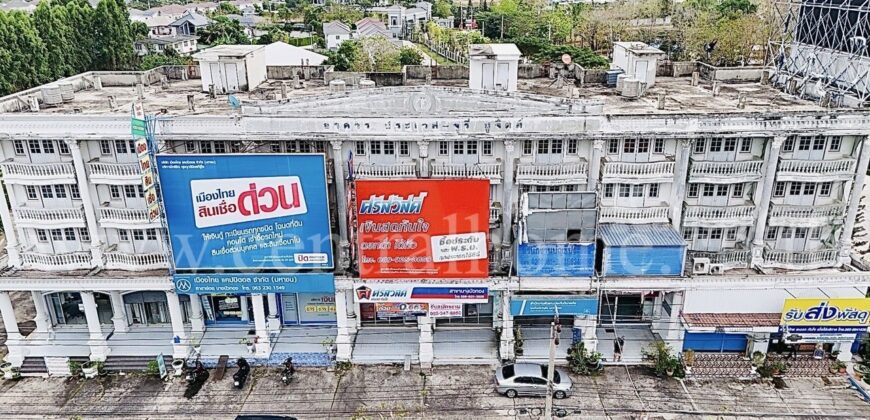 อาคารพาณิชย์ 2 คูหา พร้อมที่ดิน 248.8 บางกรวย – ไทรน้อย ติดถนนใหญ่