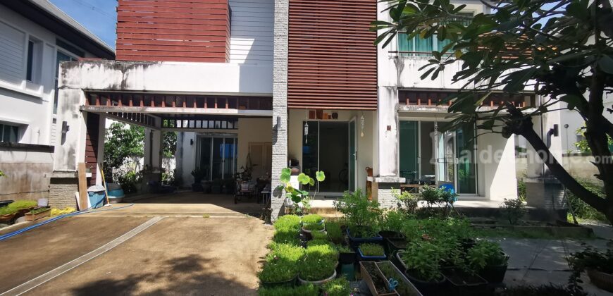 Sale Detached House in Blue Lagoon1 Wongwean Bangna Village Located in the good environment village