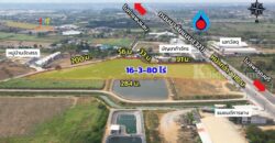 💥ขายที่ดินติดถนนมาลัยแมน 16 ไร่ 3 งาน 80 ตรว. หน้ากว้าง 110 ม. ต.สระสี่มุม อ.กำแพงแสน 💥