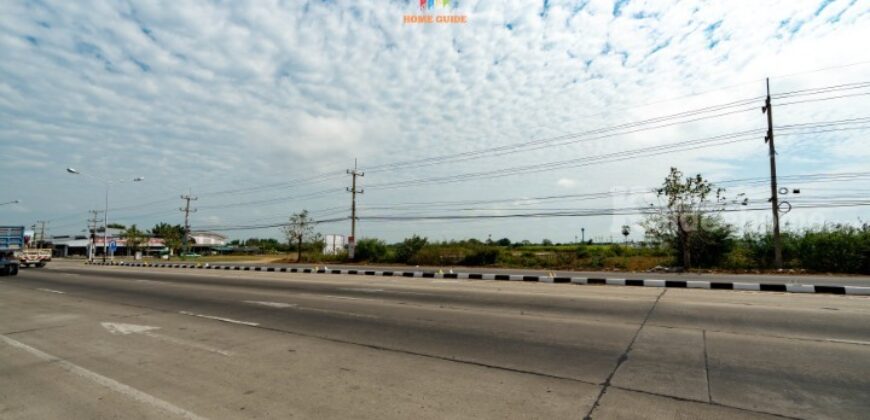 💥ขายที่ดินติดถนนมาลัยแมน 16 ไร่ 3 งาน 80 ตรว. หน้ากว้าง 110 ม. ต.สระสี่มุม อ.กำแพงแสน 💥