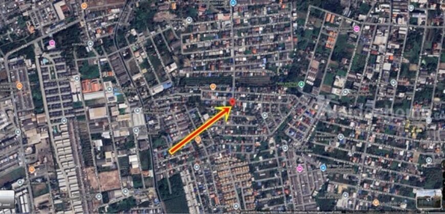 ขายที่ดิน หนองแขม 173 ตร.ว. หน้ากว้างติดถนน และอยู่ในบริเวณที่เจริญมากหลัง ที่ว่าการเขตหนองแขม Tel. 063-289-7879