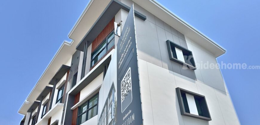 ขาย Home Office 3 ชั้น 54.6 ตร.ว.เฉลิมพระเกียรติ รัชกาลที่ 9 ซอย 30 ห้องริม คุณภาพดี