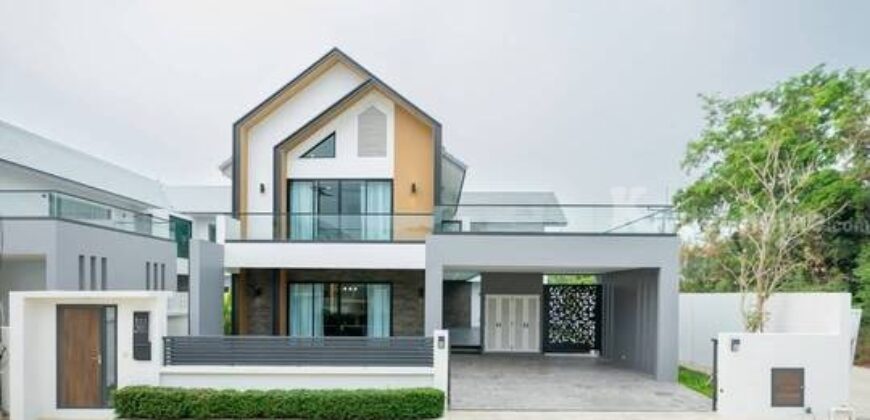 บ้านพูลวิลล่าสุดหรู สไตล์นอร์ดิก ต.ท่าวังตาล อ.สารภี เชียงใหม่