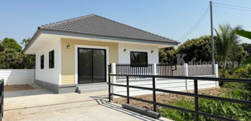 บ้านชั้นเดียวสร้างใหม่ บ้านน้ำโท้ง ซอย 2 ต.สบแม่ข่า อ.หางดง เชียงใหม่