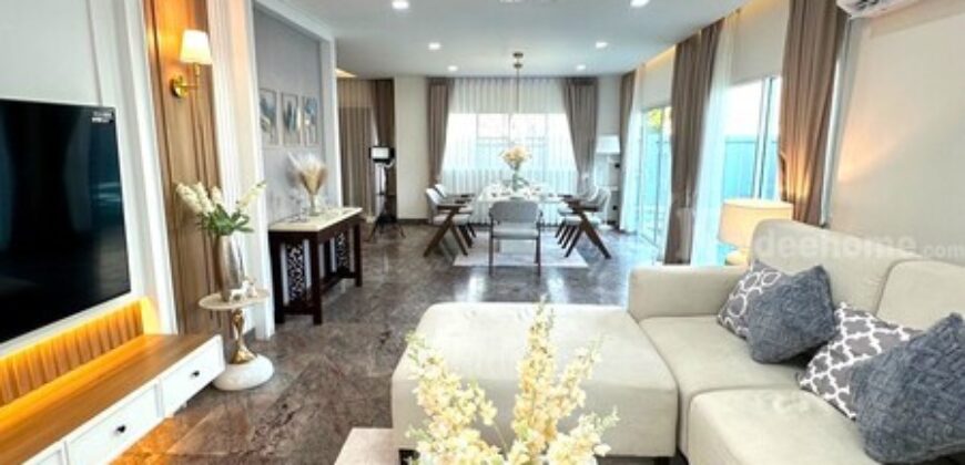 บ้านพูลวิลล่า หางดง ใกล้โรงเรียนนานาชาติ ในโครงการเวิลด์คลับแลนด์ จ.เชียงใหม่