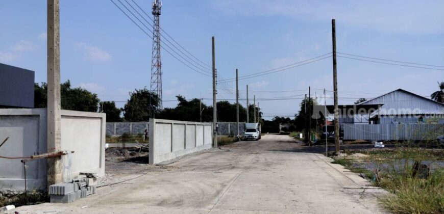 ขายที่ดินเปล่าถมแล้วมี+น้ำ+ไฟ