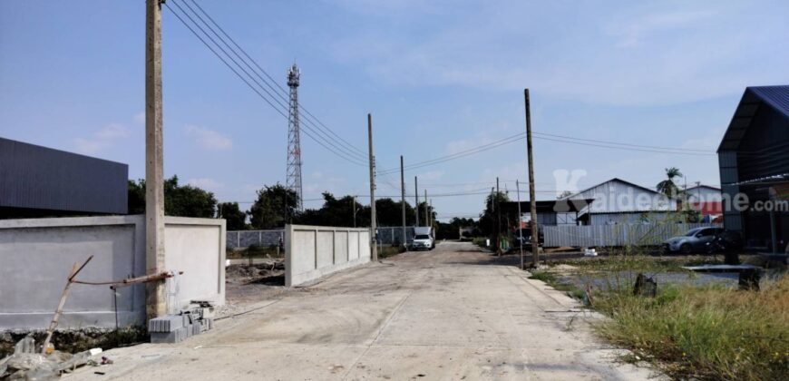 ขายที่ดินเปล่าถมแล้วมี+น้ำ+ไฟ