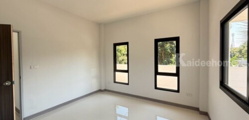 บ้านชั้นเดียวสร้างใหม่ บ้านน้ำโท้ง ซอย 2 ต.สบแม่ข่า อ.หางดง เชียงใหม่