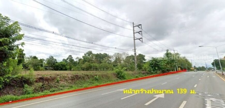 ที่ดินแปลงสวย ติดถนนเชียงใหม่-ฝาง ต.อินทขิล อ.แม่แตง เชียงใหม่
