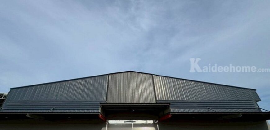 รหัสC6763 ให้เช่าโกดัง พร้อมออฟฟิศ บนพื้นที่ 7 ไร่ ใกล้ถนนเศรษฐกิจ 1 กระทุ่มแบน สมุทรสาคร