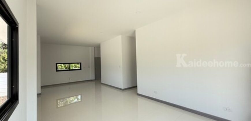 บ้านชั้นเดียวสร้างใหม่ บ้านน้ำโท้ง ซอย 2 ต.สบแม่ข่า อ.หางดง เชียงใหม่