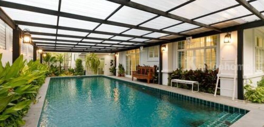 บ้านเดี่ยว Pool villa ในหมู่บ้านฟ้าหลวง ต.ต้นเปา อ.สันกำแพง เชียงใหม่