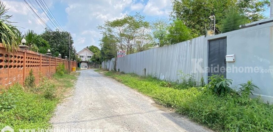 ขายที่ดิน 798 ตรว. ถ.วิภาวดีรังสิต 41 ย่านดอนเมือง แปลงสวย ใกล้ตลาดสี่มุมเมืองเพียง 500 เมตรเท่านั้น เหมาะลงทุนมากๆ