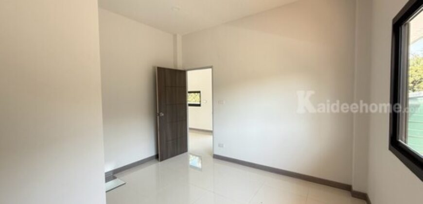 บ้านชั้นเดียวสร้างใหม่ บ้านน้ำโท้ง ซอย 2 ต.สบแม่ข่า อ.หางดง เชียงใหม่