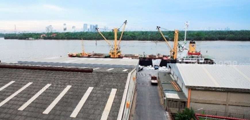 ให้เช่าโกดัง คลังสินค้าและบริการท่าเทียบเรือ สำโรง ถ.ปู่เจ้าสมิงพราย จ.สมุทรปราการ ติดแม่น้ำเจ้าพระยา