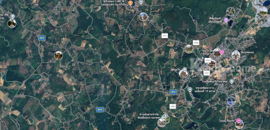 ขายที่ดินแปลงใหญ่ ที่ตั้ง ต.บ่อพลอย อ.บ่อไร่ จ.ตราด ขนาด 103 ไร่ 3 งาน 80 ตารางวา