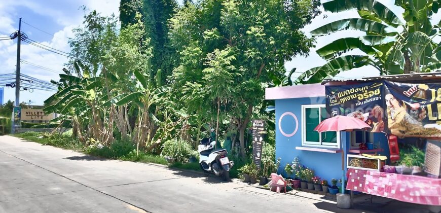 ขายถูกที่ดินนนทบุรี ติวานนท์-ปากเกร็ด 34 ติดถนน ซอยงบประมาณ ใกล้ Villette Lite ติวานนท์-แจ้งวัฒนะ