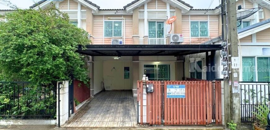 ทาวน์โฮม พฤกษาวิลล์50/1 รามคำแหง ซอยมิสทีน ใกล้รถไฟฟ้าสายสีส้ม สถานีราษฎร์พัฒนา สะพานสูง กรุงเทพ : Pruksa Ville 50/1 Ramkhamhaeng