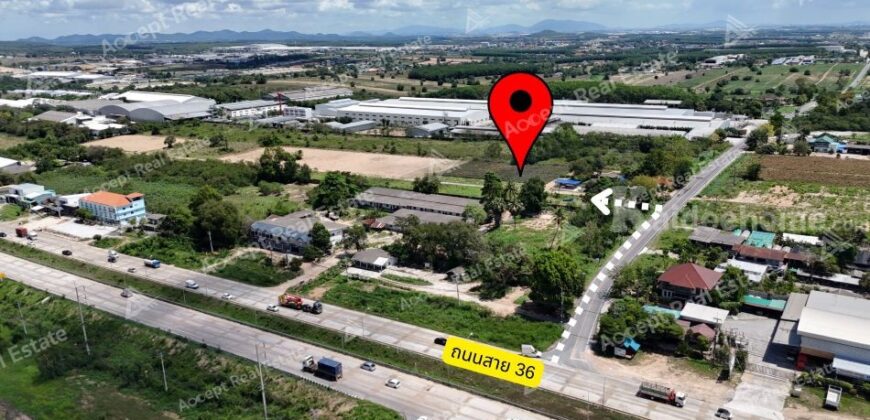 ขายที่ดินม่วงลาย ซอย11 นิคมพัฒนา ระยอง 20-2-25.6 ไร่