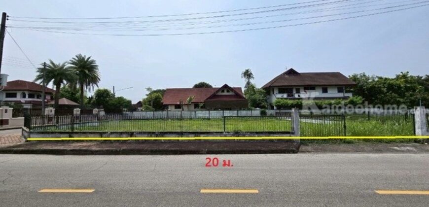 ขายที่ดินเปล่าโครงการบ้านในฝัน ราชพฤกษ์ ต.แม่เหียะ อ.เมืองเชียงใหม่