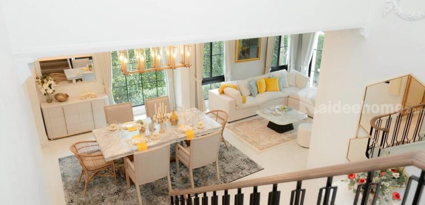 ขายบ้านเดี่ยวกรุงเทพกรีฑา นันทวัน พระราม9 กรุงเทพกรีฑาตัดใหม่ Nantawan Rama9 Krungthepkretha 107 ตร.ว 4 ห้องนอน บ้านเดี่ยวพัฒนาการ ศรีนครินทร์ สะพานสูง ใกล้สนามบินสุวรรณภูมิ Suvarnabhumi airport 087-9074045