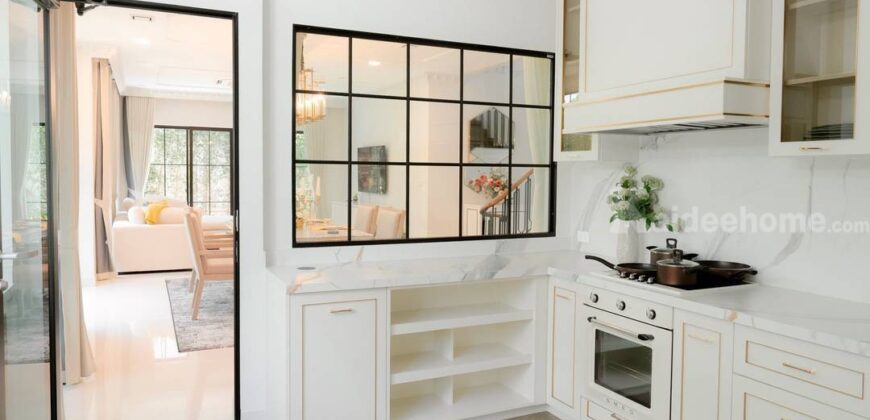 ขายบ้านเดี่ยวกรุงเทพกรีฑา นันทวัน พระราม9 กรุงเทพกรีฑาตัดใหม่ Nantawan Rama9 Krungthepkretha 107 ตร.ว 4 ห้องนอน บ้านเดี่ยวพัฒนาการ ศรีนครินทร์ สะพานสูง ใกล้สนามบินสุวรรณภูมิ Suvarnabhumi airport 087-9074045