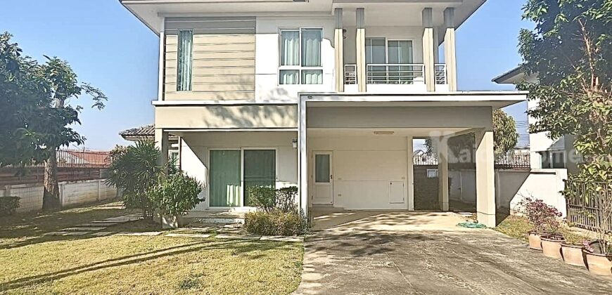 ขายบ้านพฤกษ์ลดา2 สไตล์โมเดิร์นหลังใหญ่ 86.3 ตารางวา หลังใหญ่ในโครงการมีไม่กี่หลัง และอยู่ตอนต้นของโครงการ