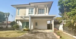 ขายบ้านพฤกษ์ลดา2 สไตล์โมเดิร์นหลังใหญ่ 86.3 ตารางวา หลังใหญ่ในโครงการมีไม่กี่หลัง และอยู่ตอนต้นของโครงการ