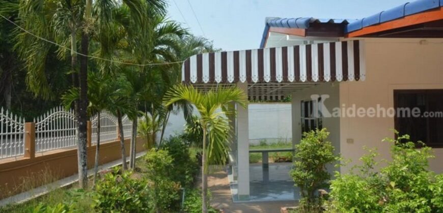 ขายบ้านเดี่ยว ชั้นเดียว 3 ห้องนอน เนื้อที่กว้างขวาง ขนาด 177 ตรว. ใกล้เขื่อนอุบลรัตน์ ใกล้บางแสน2 ใกล้ถนนสุขาภิบาล1 อ.อุบลรัตน์ จ.ขอนแก่น