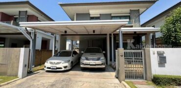 ขายบ้านเดี่ยวบุราสิริราชพฤกษ์ 345 (หลังถูกสุดในโครงการ) พร้อมอยู่ ฟรีดาวน์