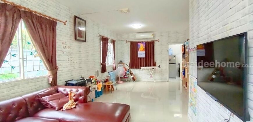 ขาย!! ทาวน์โฮม บ้านพฤกษา60/1 รังสิต-บางพูน (หลังริม ขนาด 32 ตร.ว.) ซอยวัดบางพูน เมืองปทุมธานี ต่อเติมครบพร้อมอยู่ : Baan pruksa 60 rangsit-bangpun