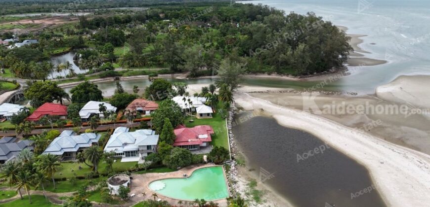 ขายบ้านเดี่ยวติดทะเล แกลง ระยอง เงียบสงบ บรรยากาศสุดฟิน พื้นที่ 197.8 ตร.ว.
