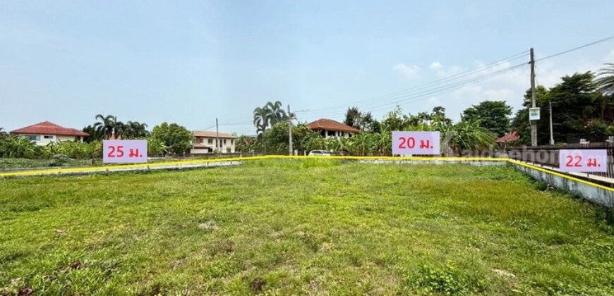 ขายที่ดินเปล่าโครงการบ้านในฝัน ราชพฤกษ์ ต.แม่เหียะ อ.เมืองเชียงใหม่