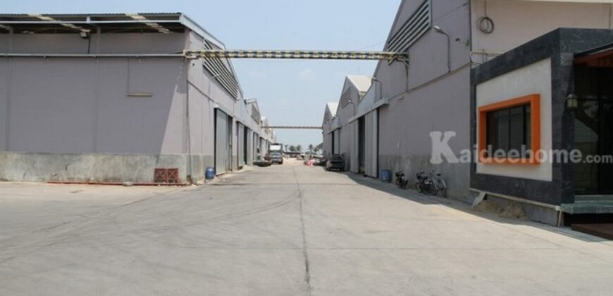 รหัสC6769 ให้เช่าโกดัง โรงงาน เขตปลอดอากร กิจการประเภท อุตสาหกรรมและพาณิชยกรรม ย่านปากเกร็ด นนทบุรี